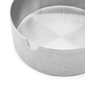 Cigar Ashtray Tabletop Round Stainless Steel Ash Tray